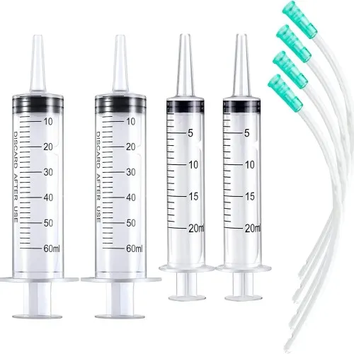 Medical supply — Veterinary, plastic, 60ml 20 30cm, set