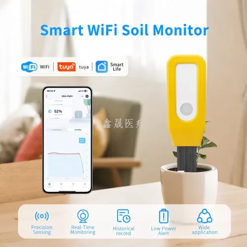Smart Soil Moisture / Temperature Sensor, Waterproof