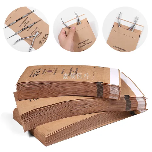 Self-Sealing Sterilization Pouches (Kraft, multi-size)