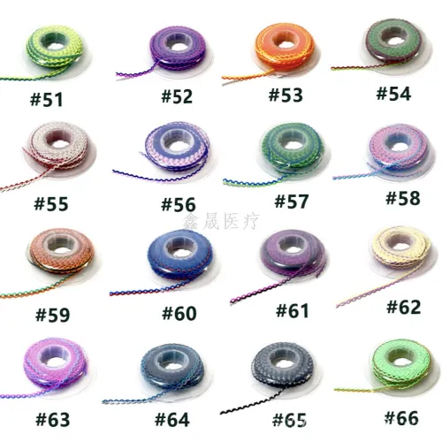 Orthodontic Power Chain Elastic, 4.5m roll (assorted colors)